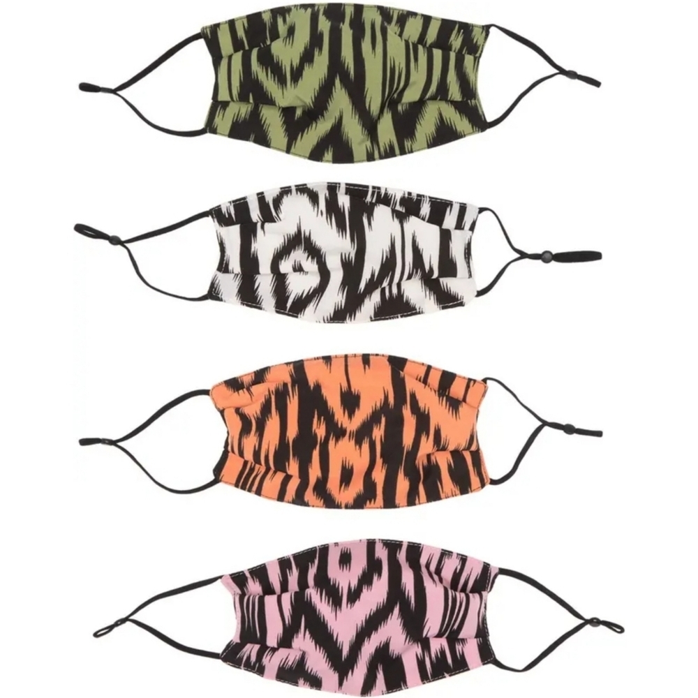 Nordstrom 2 Packs of (4 Pack Face Masks) Colorful Cotton Blend NEW